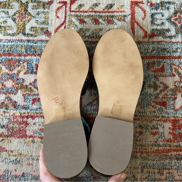 NWOB Anthropologie Pilcro The Maris Fisherman Sandas in Green - Picture 12 of 13